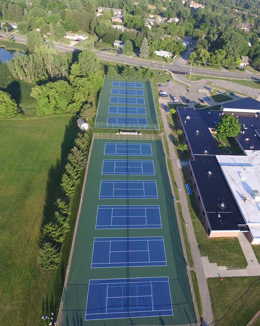 Flint Tennis Court Installation Contractors